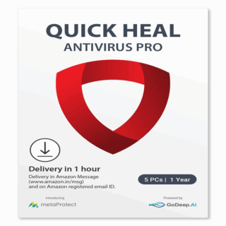 5 User 1 Year Quick Heal Antivirus Pro
