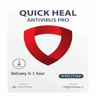 10 User 3 Year Quick Heal Antivirus Pro
