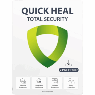 2 User 1 Year Quick Heal Total Security
